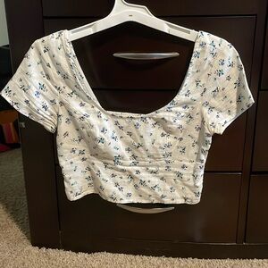 White Crop Top
